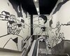 La station bruxelloise de métro et pré-métro Rogier agrémentée de plusieurs fresques