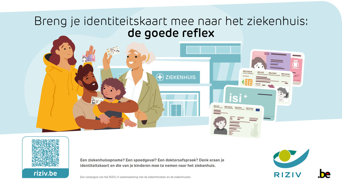 Ziekenhuizen moeten identiteitskaart patiënten verifiëren (Riziv ...
