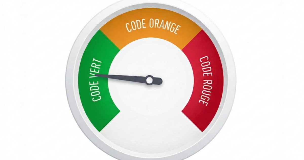 Le niveau d'attention pour les infections respiratoires repasse en code ...