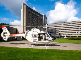 MUG-helikopter AZ Sint-Jan Brugge & IMDH viert historische mijlpaal