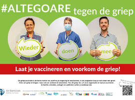 West-Vlaamse ziekenhuizen voeren samen campagne voor griepvaccinatie