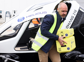 Eerste Europese bloedtransport per passagiersdrone in Sint-Truiden