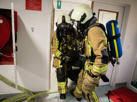 Brand- en evacuatieoefening in Jessa Ziekenhuis 