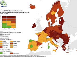 La carte européenne de plus en plus rouge
