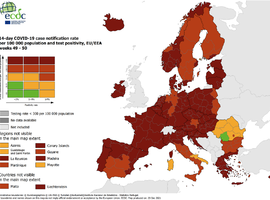  Europa blijft donkerrood kleuren