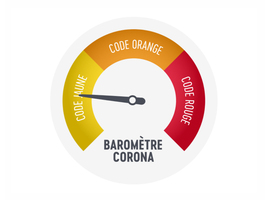 Le baromètre corona passe en 