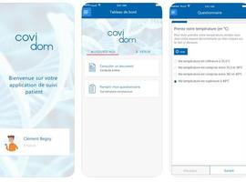 CoviDom : le  télésuivi à domicile des patients porteurs ou suspectés de  Covid-19 