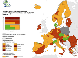 De moins en moins de rouge sur la carte européenne