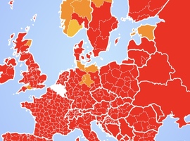 La carte des avis de voyage du SPF Affaires étrangères de plus en plus rouge