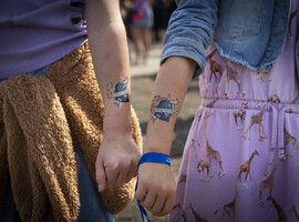 Slimme UV-tattoos waarschuwen festivalgangers van zodra het tijd is om zonnecrème te smeren