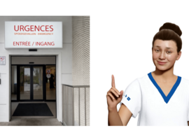 Une assistante virtuelle pour orienter les patients aux urgences de l’H.U.B