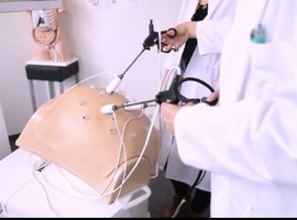 Formation en suture laparoscopique à l'aide d'un nouveau module de simulation 