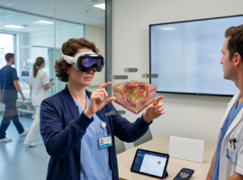 Maria Middelares test Apple Vision Pro voor snellere wondzorg op afstand