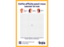 Eqla sensibilise pendant une semaine à la dégénérescence maculaire liée à l'âge