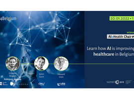 AI4Health Chair #1: Learn how AI is improving healthcare in Belgium