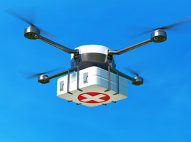 Ziekenhuizen testen transport stalen uit met drones