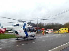 Le CMH de Bra-sur-Lienne affrète un 2e hélicoptère pour les transferts de patients Covid