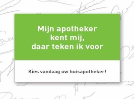 Huisapotheker: 96% van de apothekers heeft minstens één ingeschreven patiënt