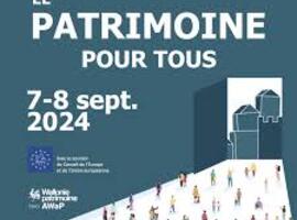 Les 36e Journées européennes du Patrimoine en Wallonie auront lieu les 7 et 8 septembre