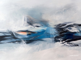 Michel Bocart expose ses « fragiles équilibres » entre glace et feu à la galerie the K art signatures