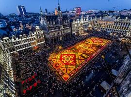 Le Tapis de fleurs de la Grand-Place, fait de dahlias, est à voir jusqu'à dimanche