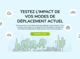 Un calculateur pour mesurer l'impact de ses déplacements à Bruxelles