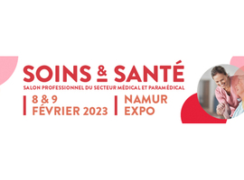  Soins & Santé: 2 jours de conférences et d'ateliers accrédités - 8 & 9 février 2023 (Namur)