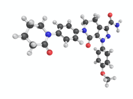 Apixaban in de preventie  van veneuze trombo-embolie  bij kankerpatiënten