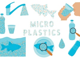 Microplastics in de oceaan en het risico op een beperking: is er een link?