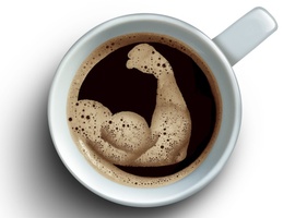 Is de trigonelline in koffie verantwoordelijk voor de spierstimulatie die wordt veroorzaakt door het drinken ervan?