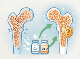 Systematische suppletie met calcium en/of vitamine D om fracturen en vallen te voorkomen