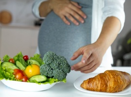 Invloed van de voedingsgewoonten van een zwangere vrouw op de samenstelling van haar microbiota