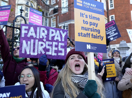 Grande-Bretagne: les infirmières entament une nouvelle grève