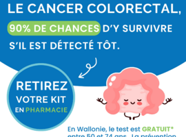 Cancer du côlon : lancement des colotests gratuits dans les pharmacies wallonnes