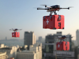 Drones moeten medisch materiaal vervoeren in Antwerpen