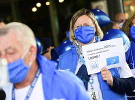 Des soignants de l'hôpital Delta manifestent contre la délégation d'actes infirmiers