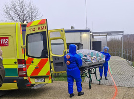 Oefening hoogbesmettelijke patiënten succesvol afgerond (UZA, Ziekenhuis Geel)