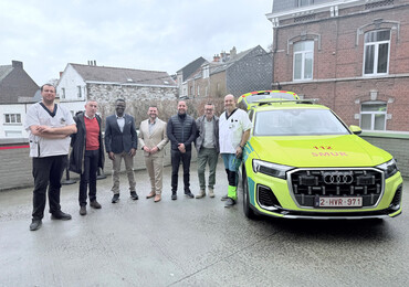 Le CHR de Huy met en service un nouveau véhicule SMUR