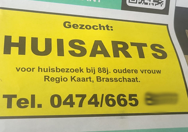 Noodkreet: dementerende vrouw zkt arts