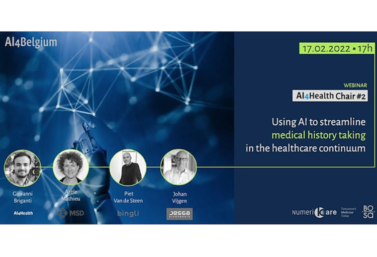 AI4Health Chair #2: Using AI to streamline medical history taking in the healthcare continuum