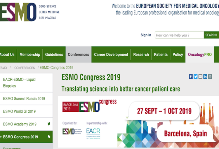 ESMO Congress 2019