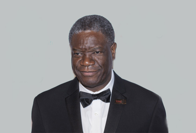 Congolese arts Denis Mukwege krijgt Nobelprijs voor de Vrede uitgereikt