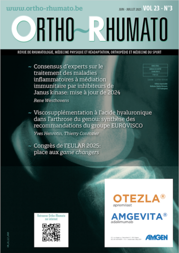 Ortho-Rhumato Vol. 23 N° 3