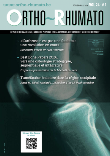 Ortho-Rhumato Vol. 24 N° 1