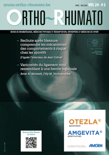 Ortho-Rhumato Vol. 24 N° 2