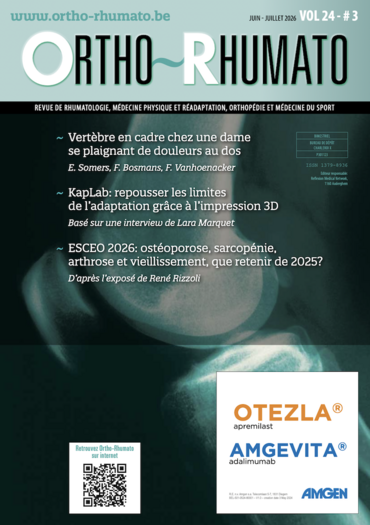 Ortho-Rhumato Vol. 24 N° 3